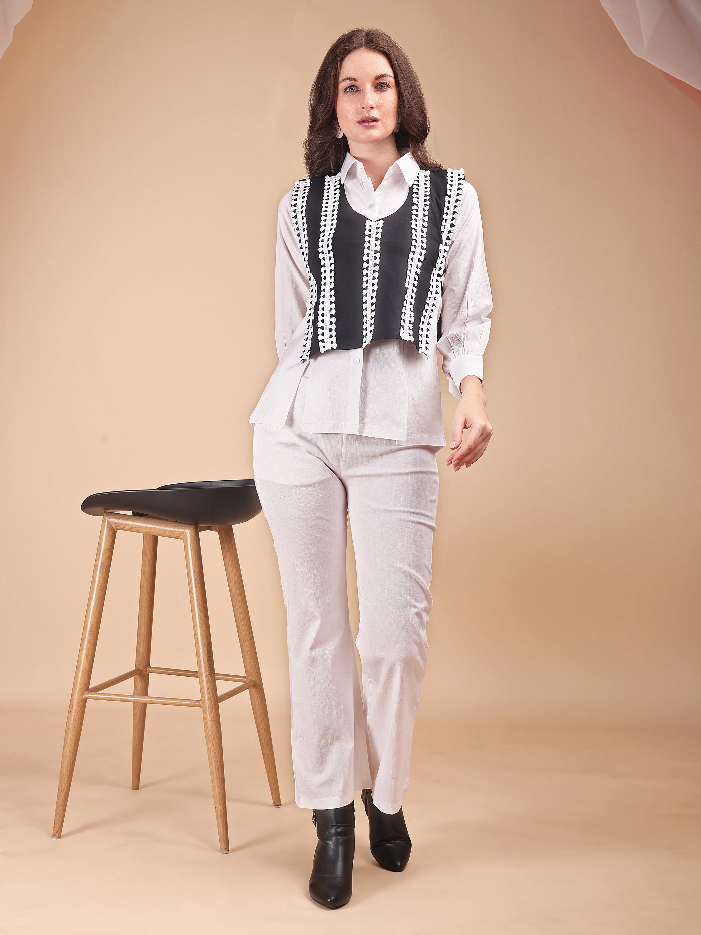 Shimmer Luxe Applique Co-ord set