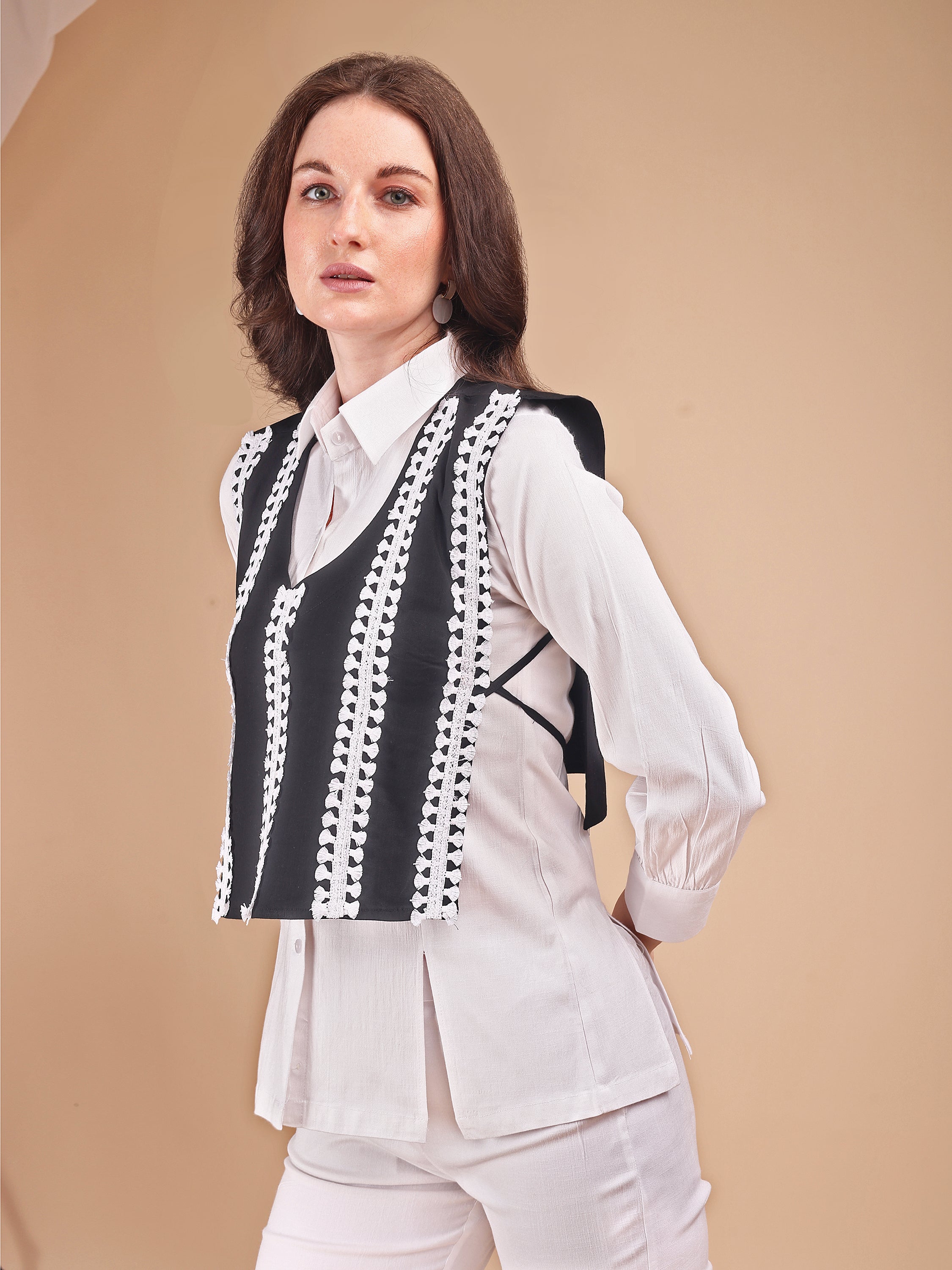 Shimmer Luxe Applique Co-ord set