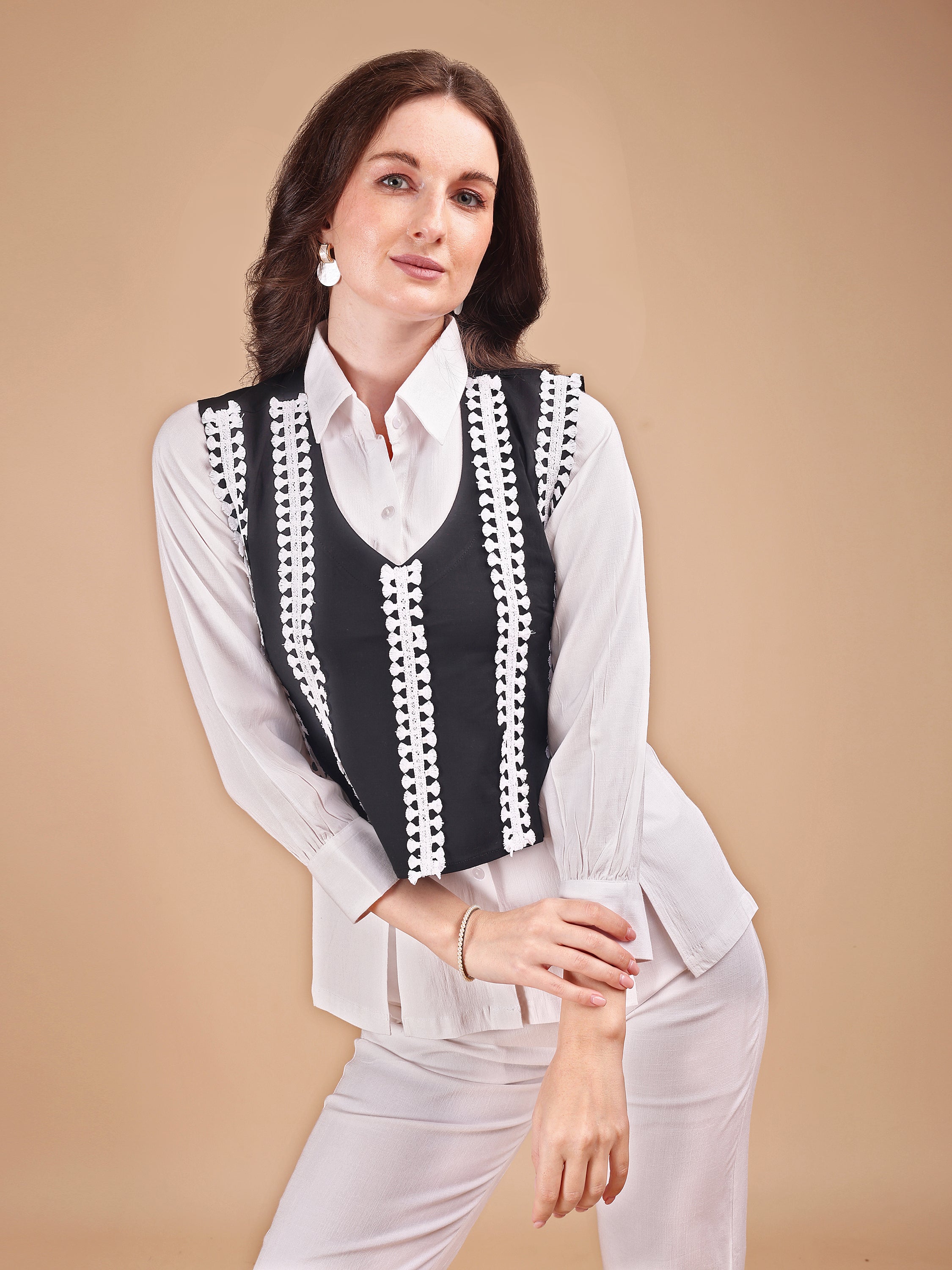 Shimmer Luxe Applique Co-ord set