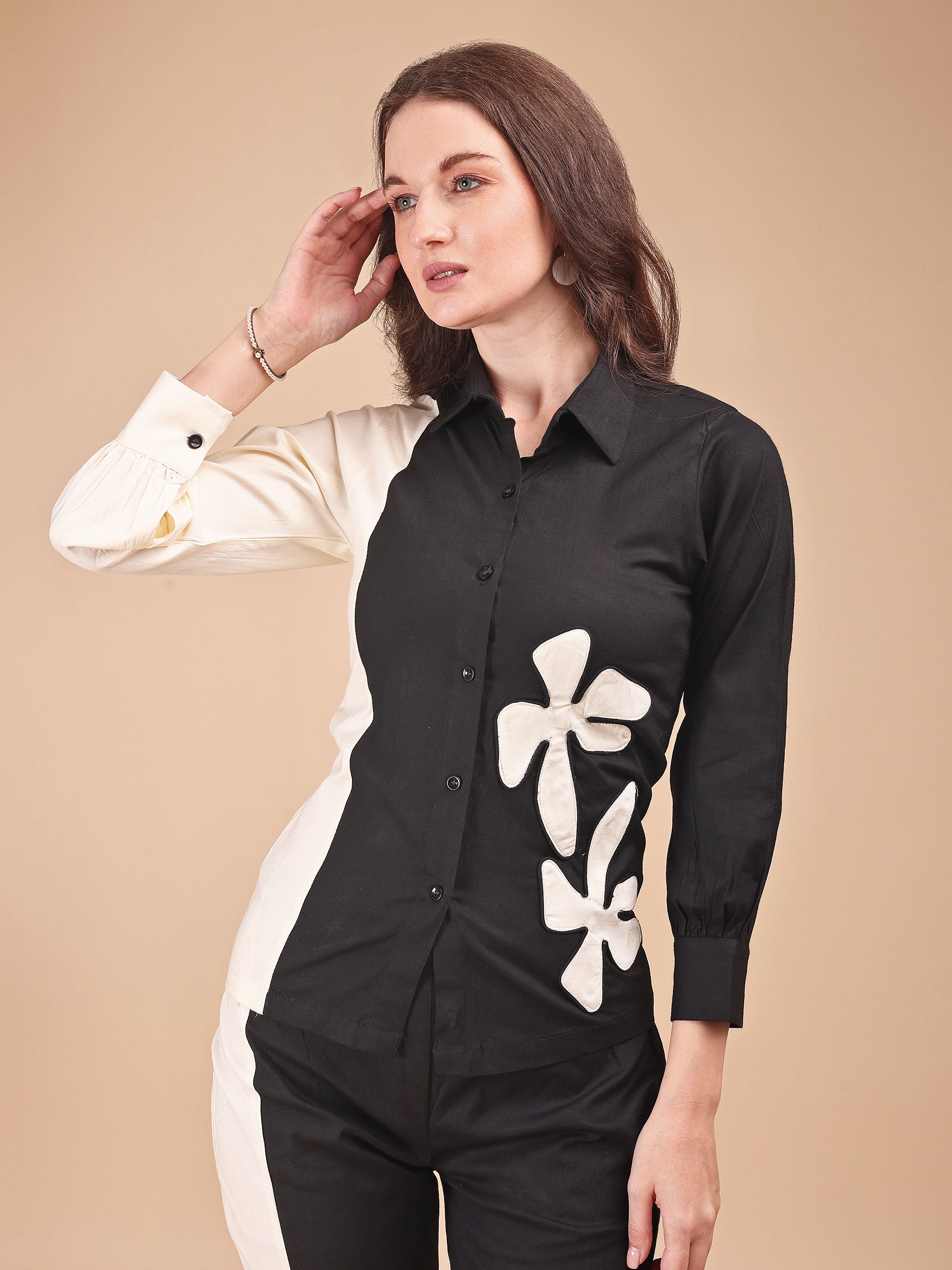Monochrome Charm Applique Co-ord set