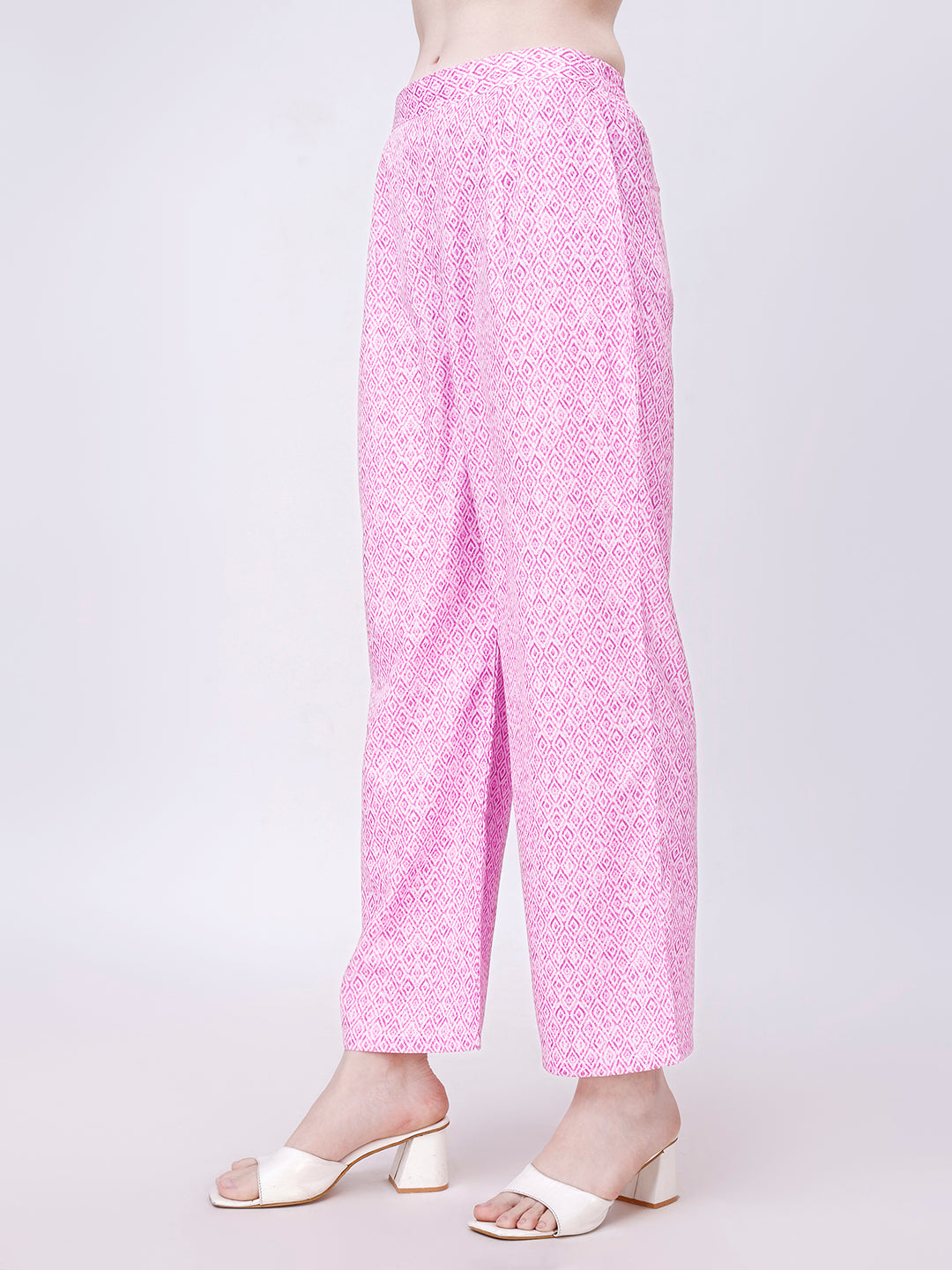 PINK BEAUTY BARFI PRINT CO-ORD SET
