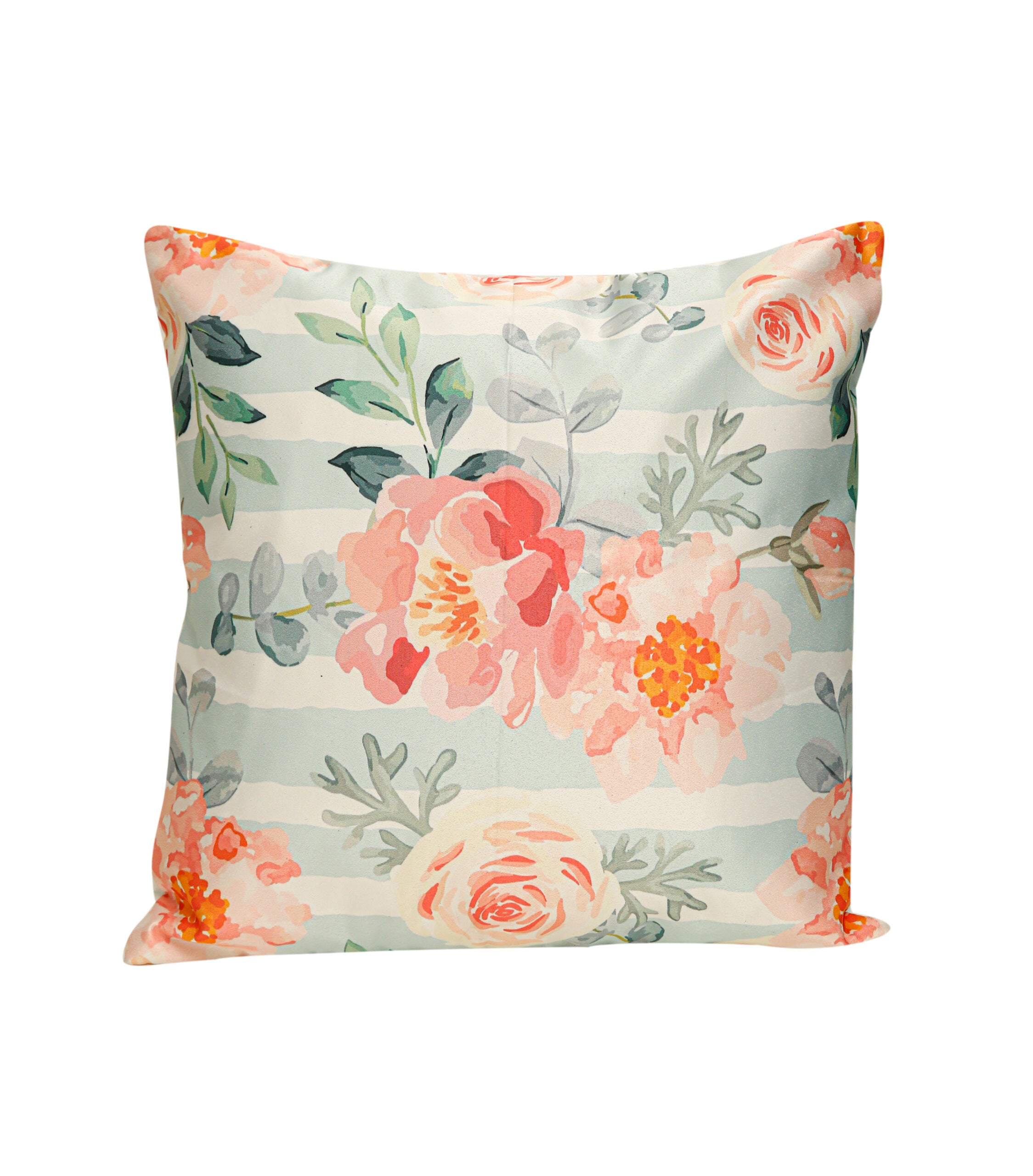 Aero Sky Satin Print Cushion Cover, Set Of 5