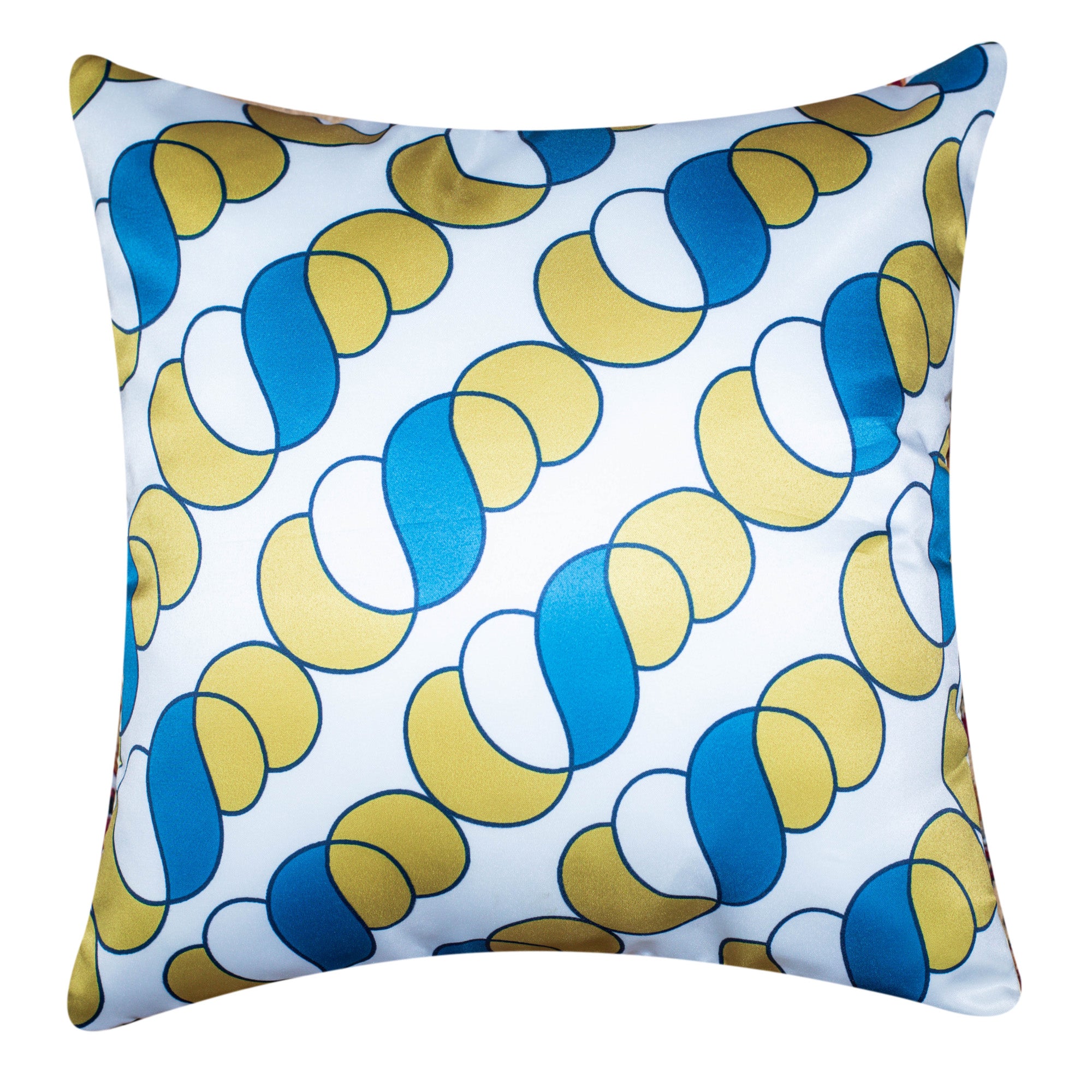 Gaja Premium Satin Print Cushion Cover Set of 5
