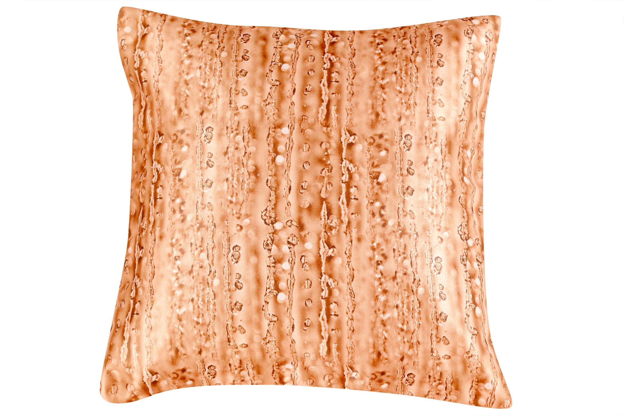 Brownie Chocolatey Satin HQ Cushion Cover, Set Of 5
